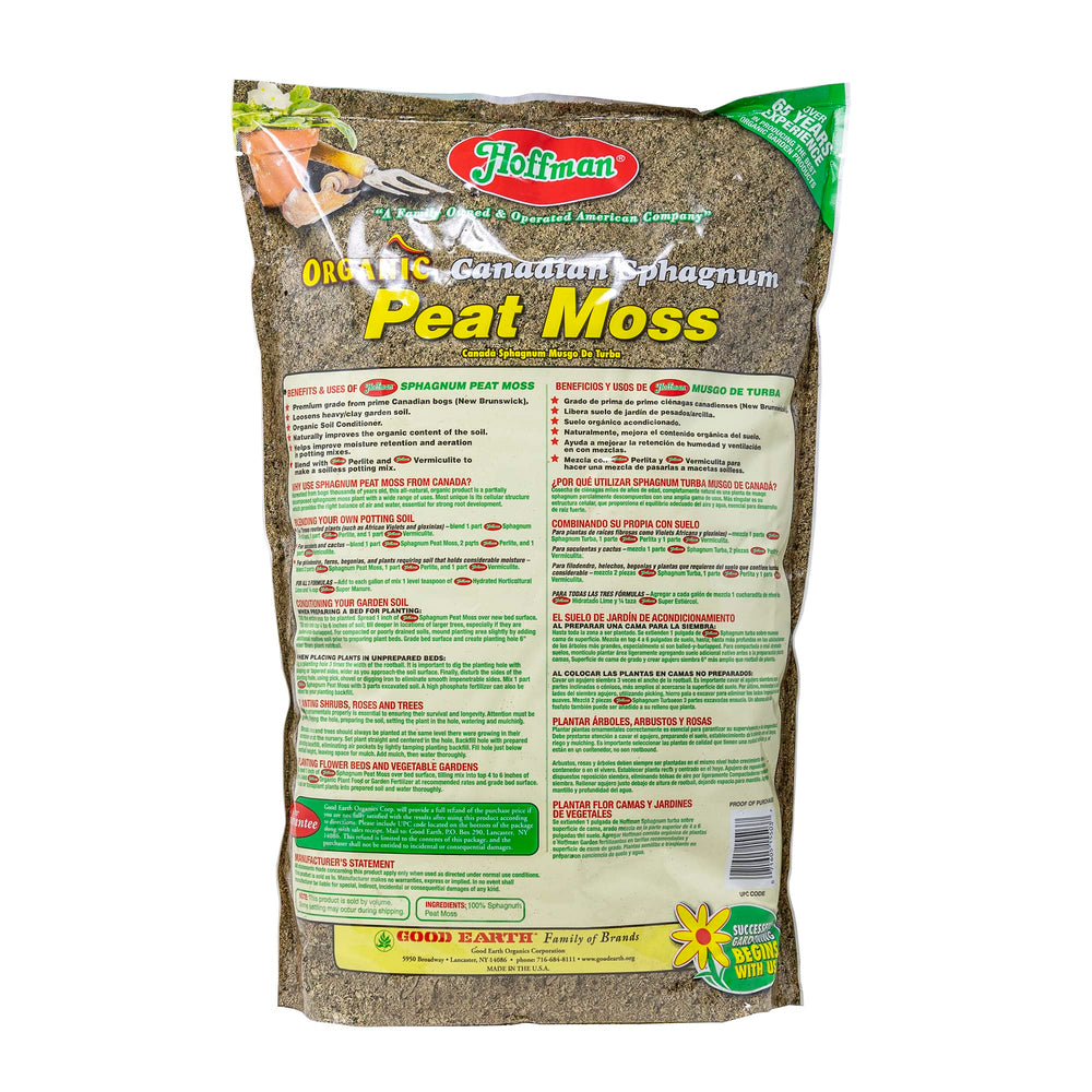 15503 Canadian Sphagnum Peat Moss, 10 Quarts