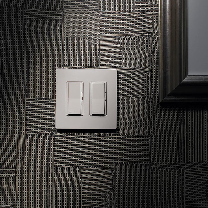 CW-2-LA Claro 2-Gang Wallplate, Light Almond