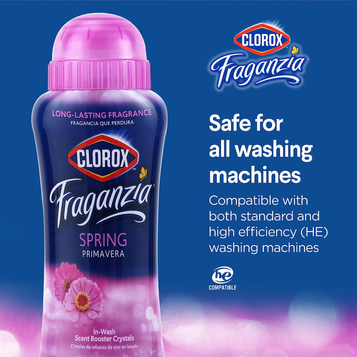 Clorox Fraganzia Laundry Scent Booster Crystals in Spri