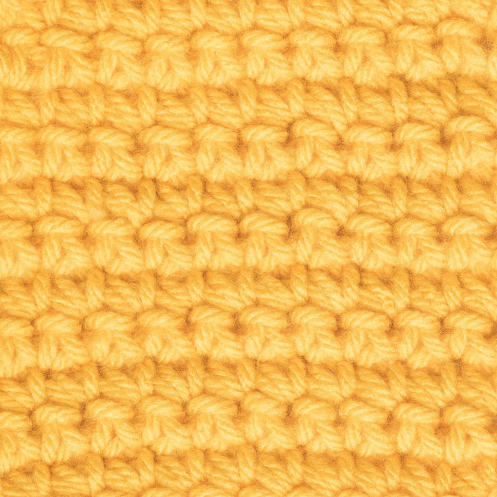 29401010549 One Pound Solids Yarn, 16oz, Gauge 4 Medium, 100% Acrylic - Sunflower- For Crochet, Knitting &amp; Crafting ( 1 Piece )