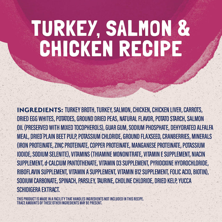 Original Ultra Platefulls Indoor Adult Grain Free Wet Cat Food, Turkey, Salmon &amp; Chicken Recipe, 3 Ounce Pouch (Pack of 24)