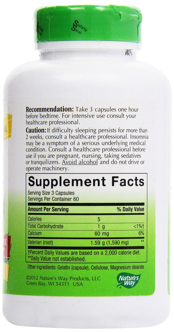 Nature&#39;s Way Valerian Root, (Gelatin) Capsules 