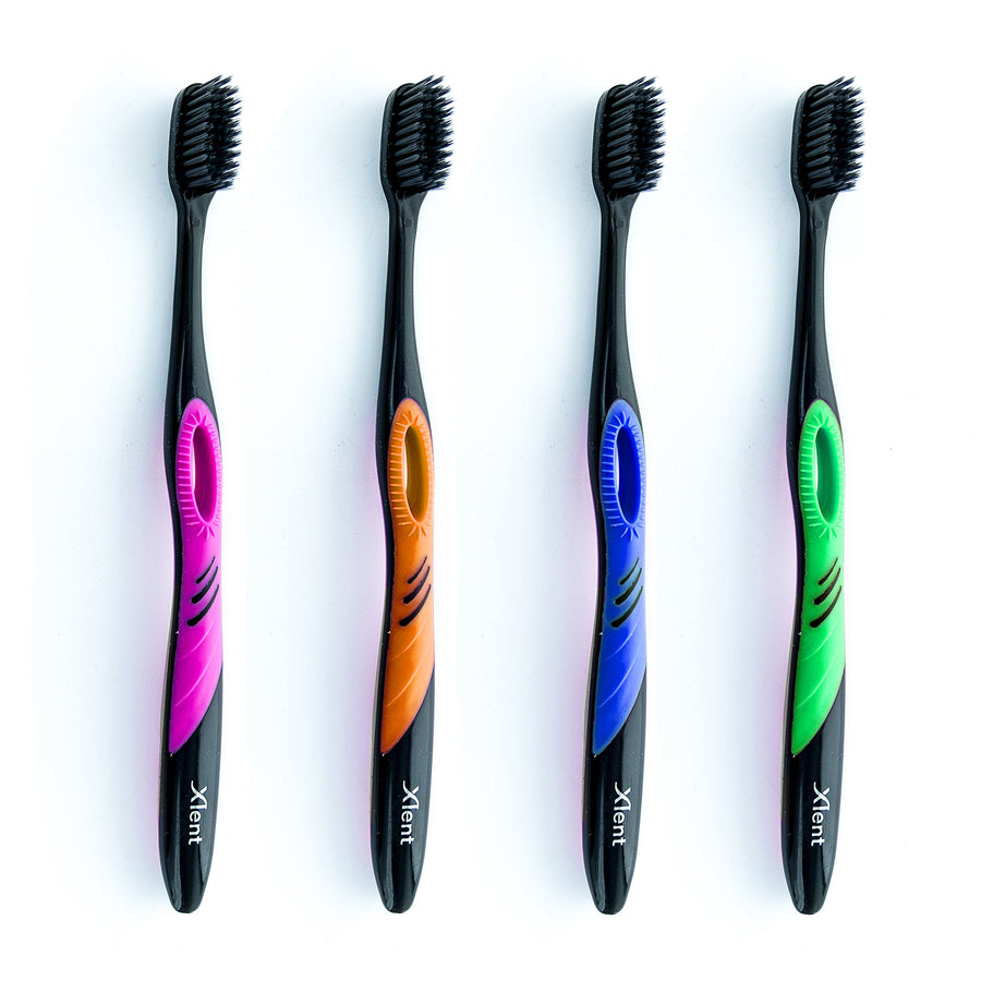 Activated Charcoal Bristle Toothbrush - Xtreme (Extreme