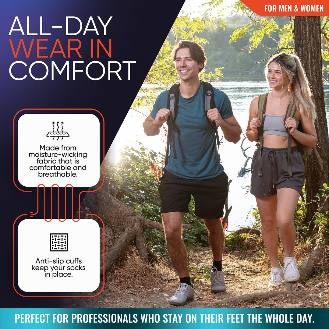 PhysFlex Compression Socks for Plantar Fasciitis, Achil