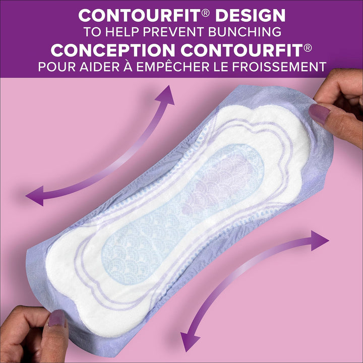 Poise Incontinence Pads, Maximum Absorbency, Long, 64 C