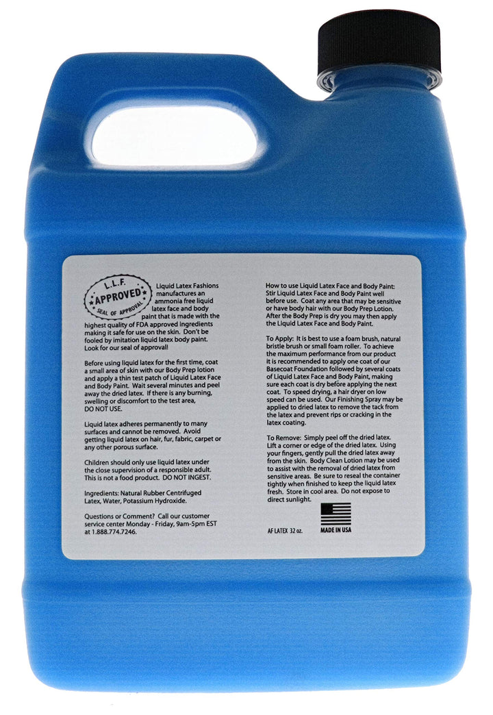 e : Ammonia Free Liquid Latex Body Paint - e 32 Oz