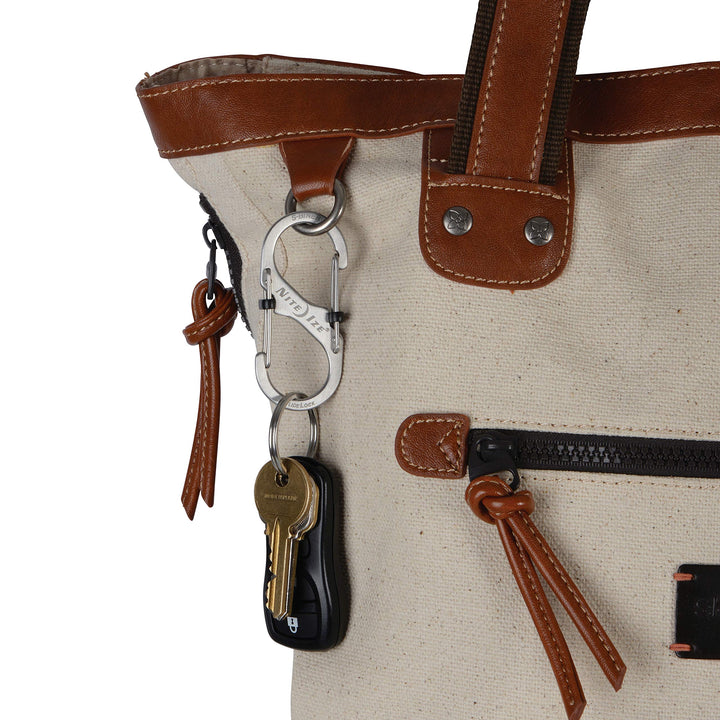 Size-3 S-Biner SlideLock Dual Carabiner, Locking Gates, Stainless Steel