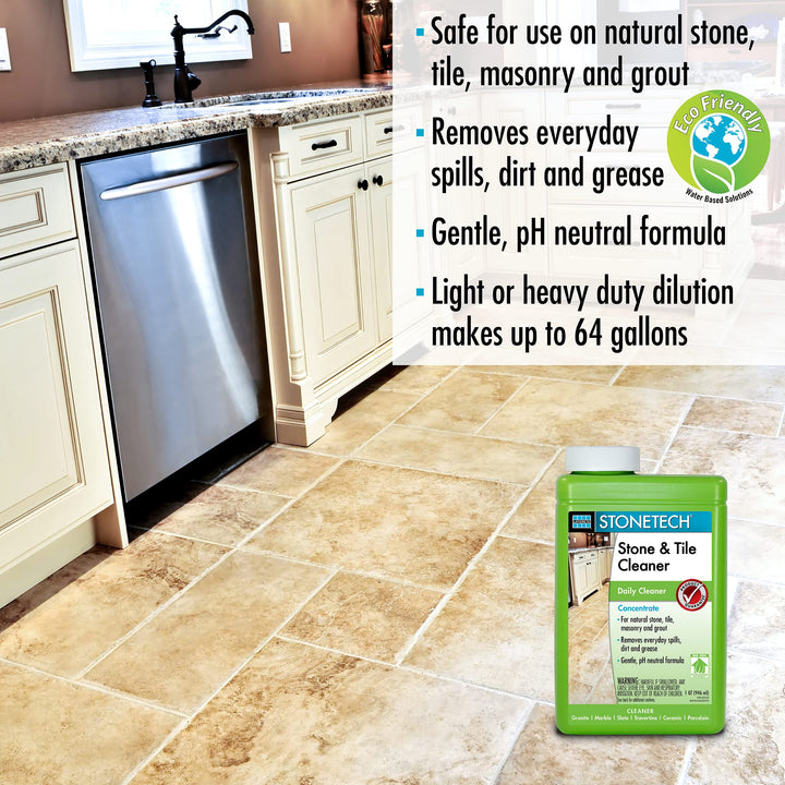 STONETECH Stone &amp; Tile Cleaner, 1 Quart/32OZ (946ML) Bottle