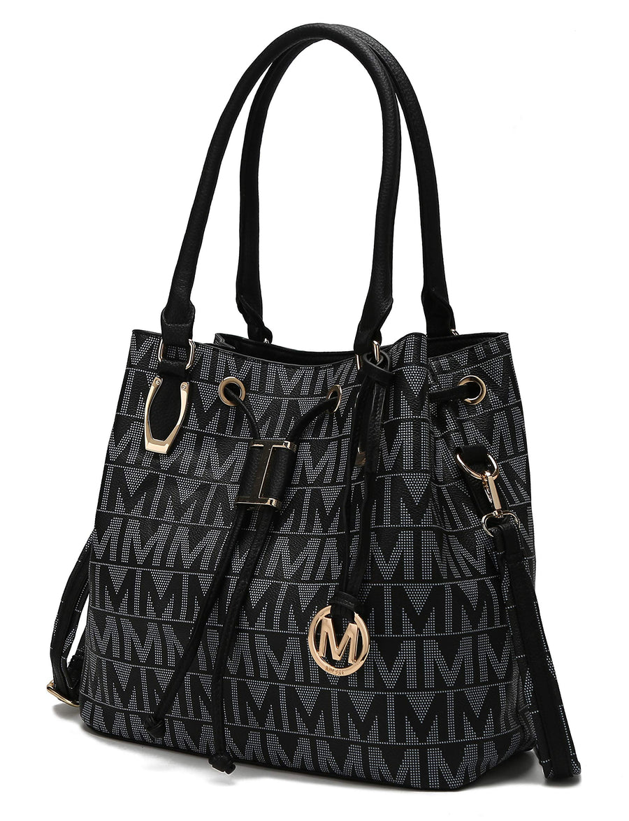 Shoulder Bag for Women, PU Leather Pocketbook Top-Handle Crossbody Purse Tote Satchel Handbag Black