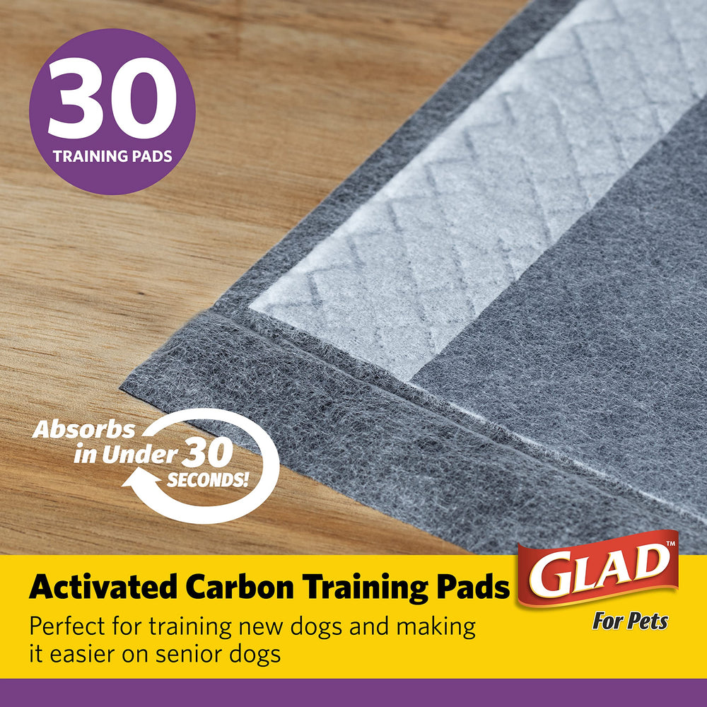 Glad for Pets Extra Large Charcoal Dog Training Pads - 
