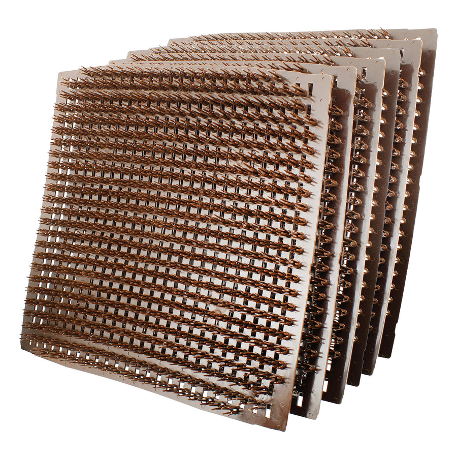 Nesting Boxes Chicken Nest Box Liners - 6pk Reusable Plastic Chicken Coop Mats Washable Chicken Nesting Pads for Laying Eggs and Bedding