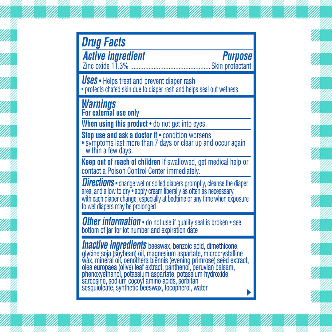 Balmex Zinc Oxide Diaper Rash Cream - 2 Ounces