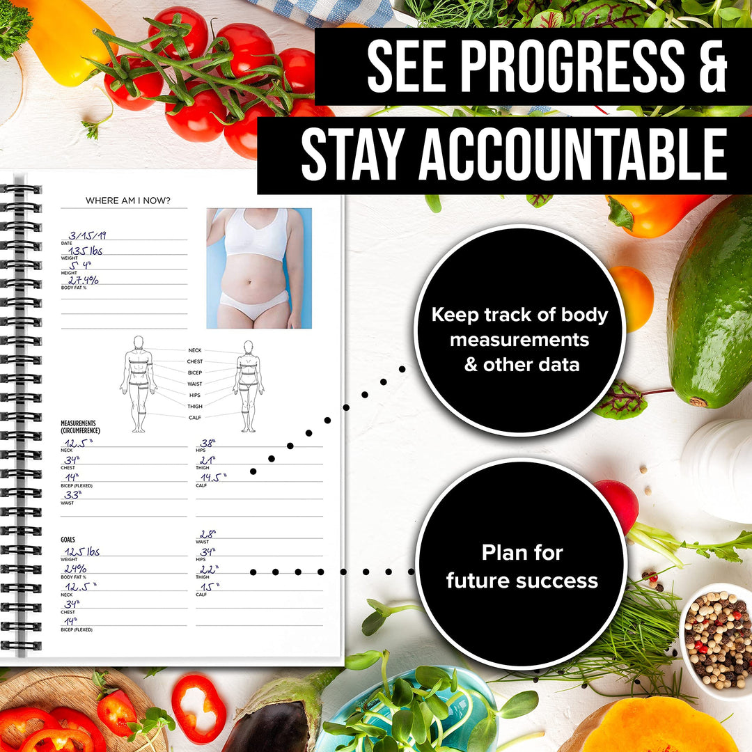 Complete Fitness and Nutrition Journal - 148 Pages Plus Cover :: 66 Day Daily Tracker for Food Intake &amp; Workouts :: Track Your Progress and Reach Your Weight Loss &amp; Fitness Goals Faster