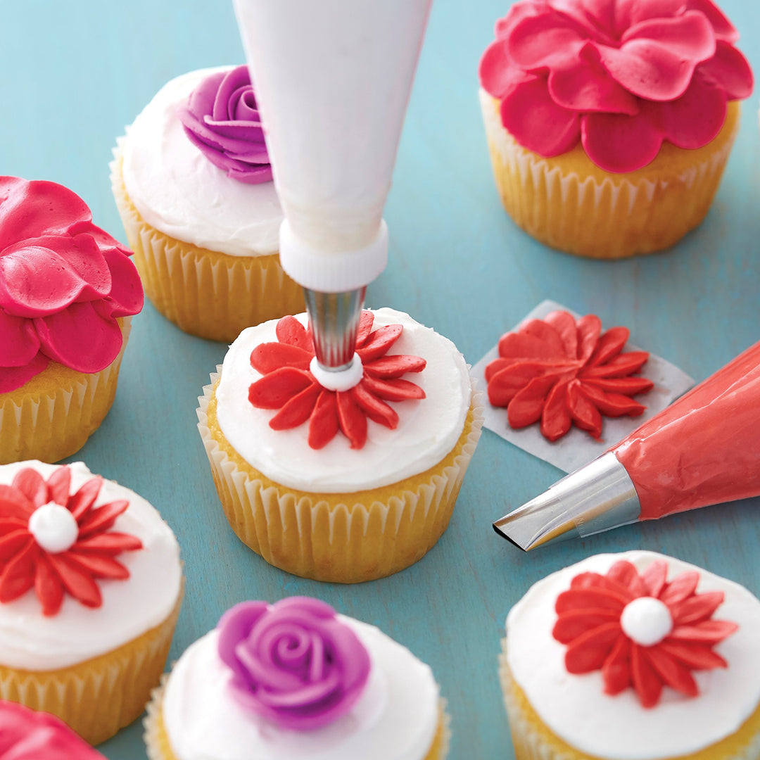 Piping Tip Set for Cake &amp; Cupcake Decorating, 9-Piece with Carrying Case