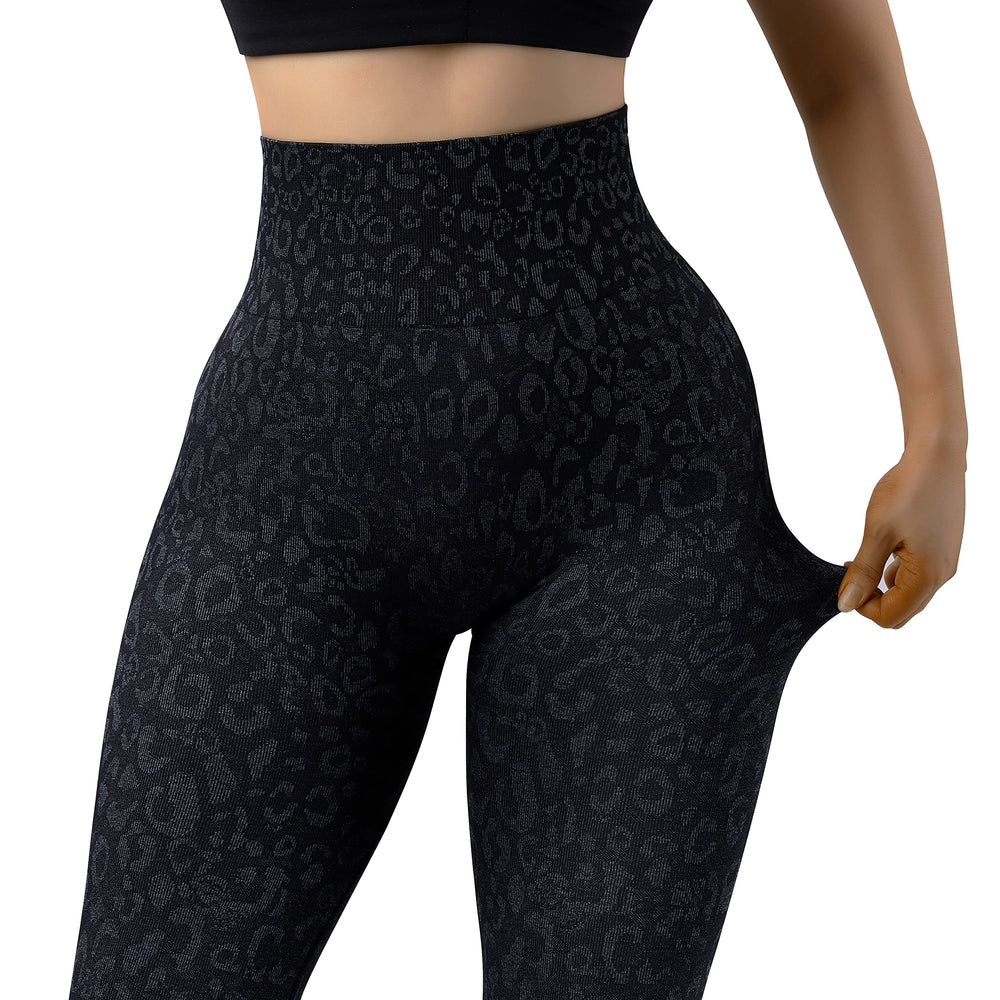 OMKAGI Women Scrunch Butt Lifting Leggings Seamless Hig
