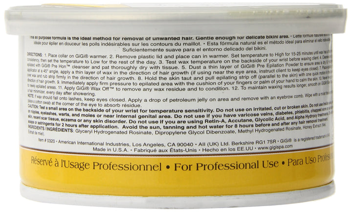 GiGi All Purpose Honee Wax (2 Pack of 8 oz.)