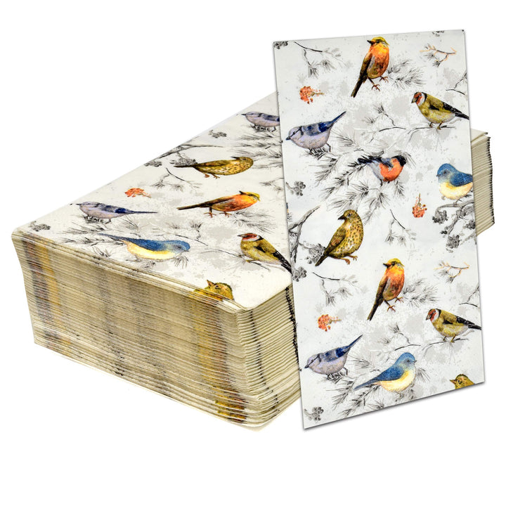 Gift Boutique 100 Bird Guest Napkins Disposable Paper B