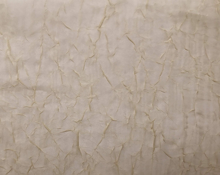 Erica Crushed Voile Ascot Beaded Sheer Rod Pocket Curtain Valance