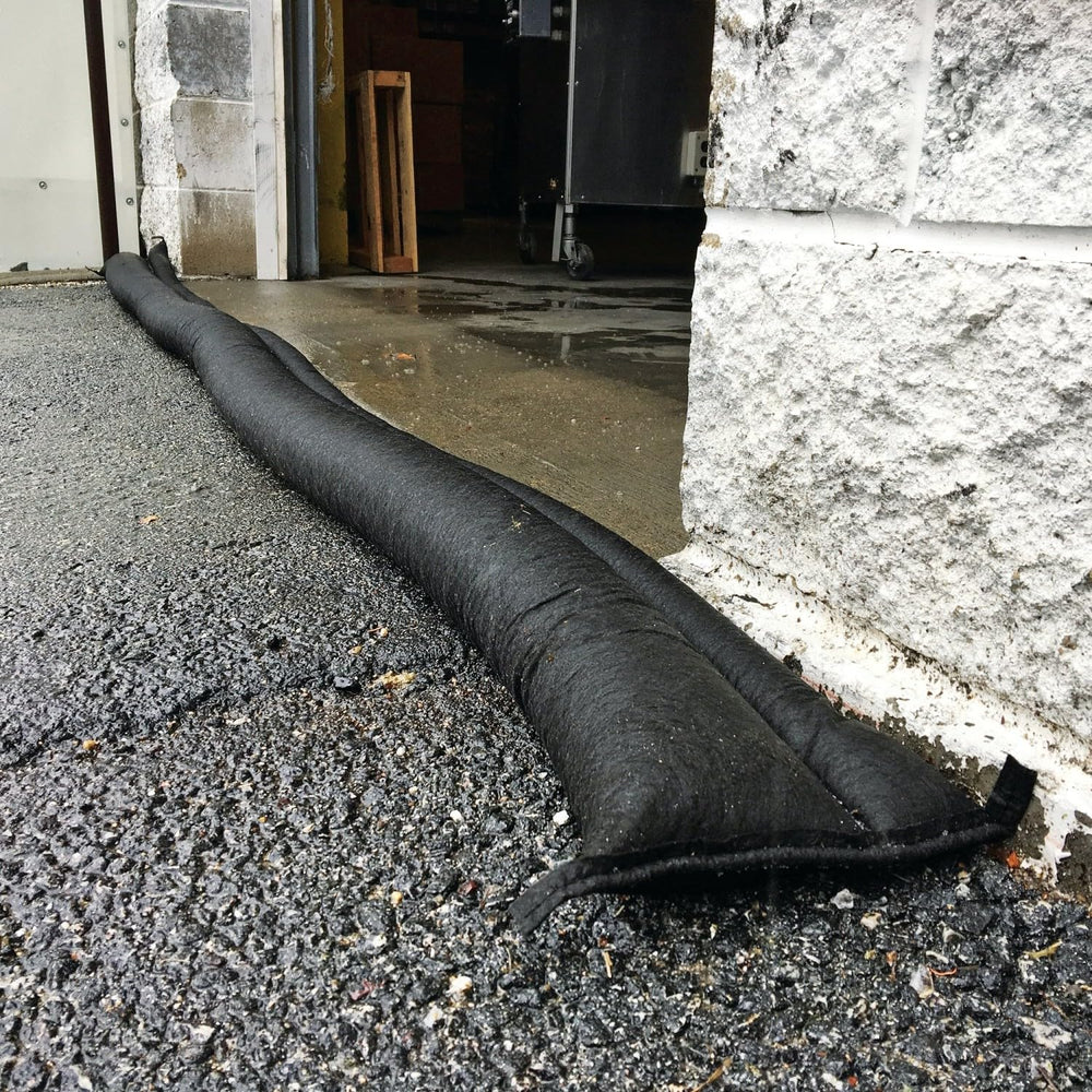 Home Solutions Water Barrier - Sandless Sandbags for Flooding - 2 Pack - 10'L x 6.5W x .25H Water Diverter - PM50417