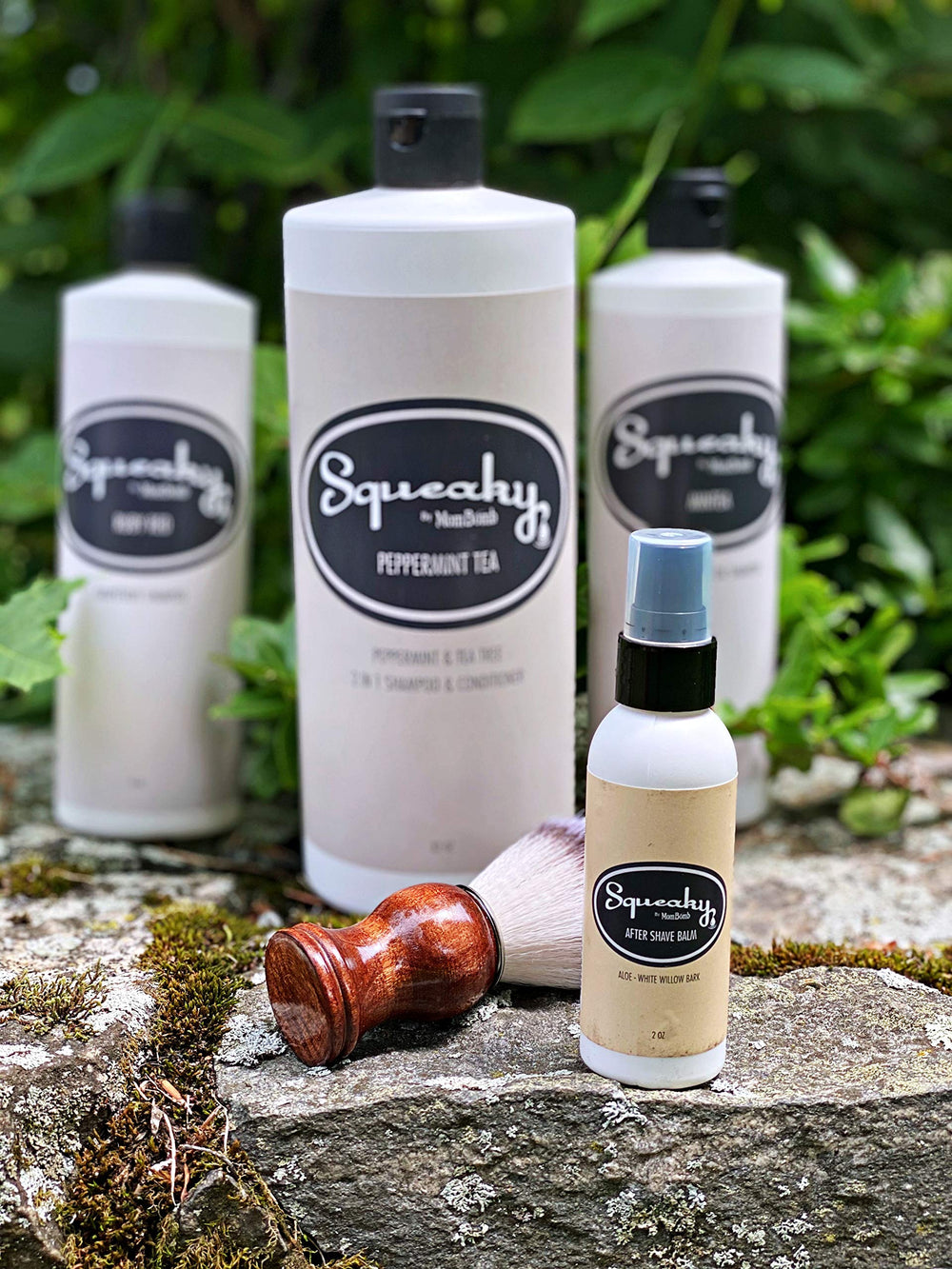 After Shave Balm - aloe which cools and soothes the skin & white willow bark helps prevents build up of dead skin. After Shave Balm cools down a freshly shaved face.