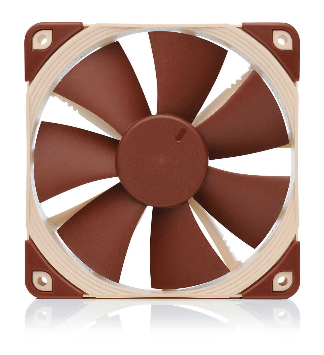 NF-F12 PWM, Premium Quiet Fan, 4-Pin (120mm, Brown), compatible with Desktop