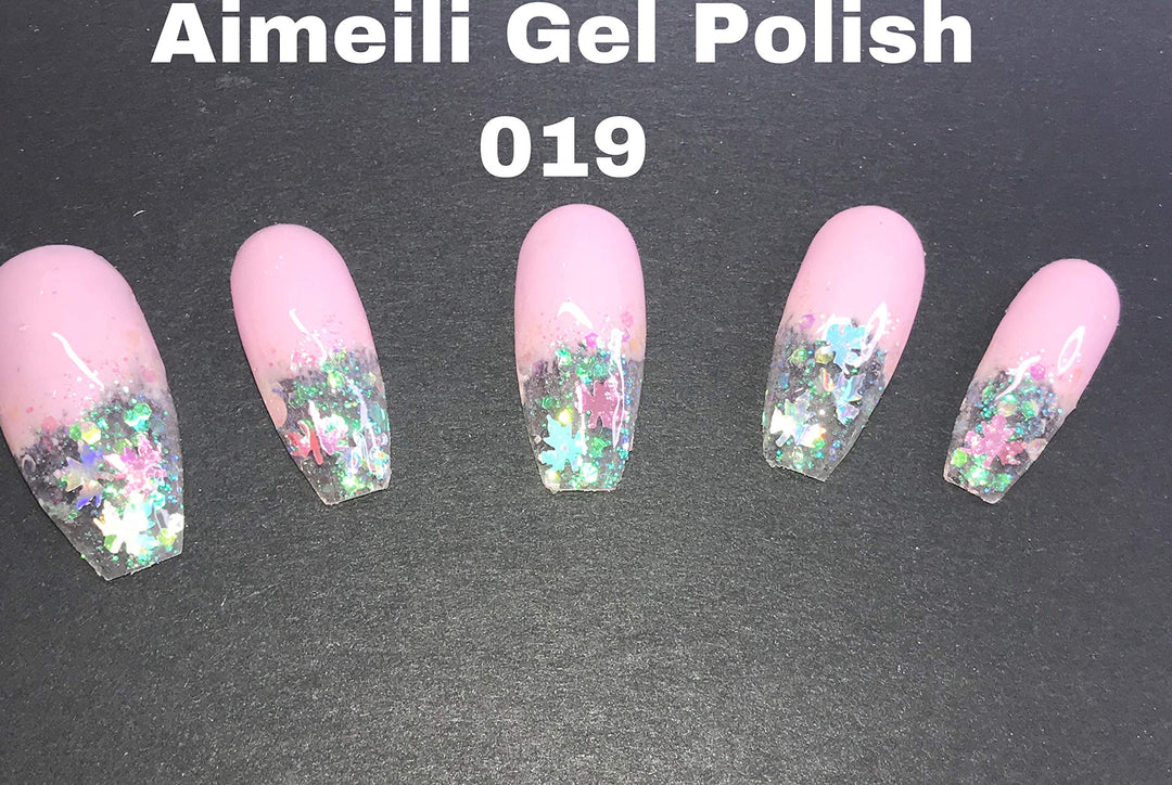 Soak Off U V LED Hema Free Pink Gel Nail Polish - Cake Pop (019) 10ml