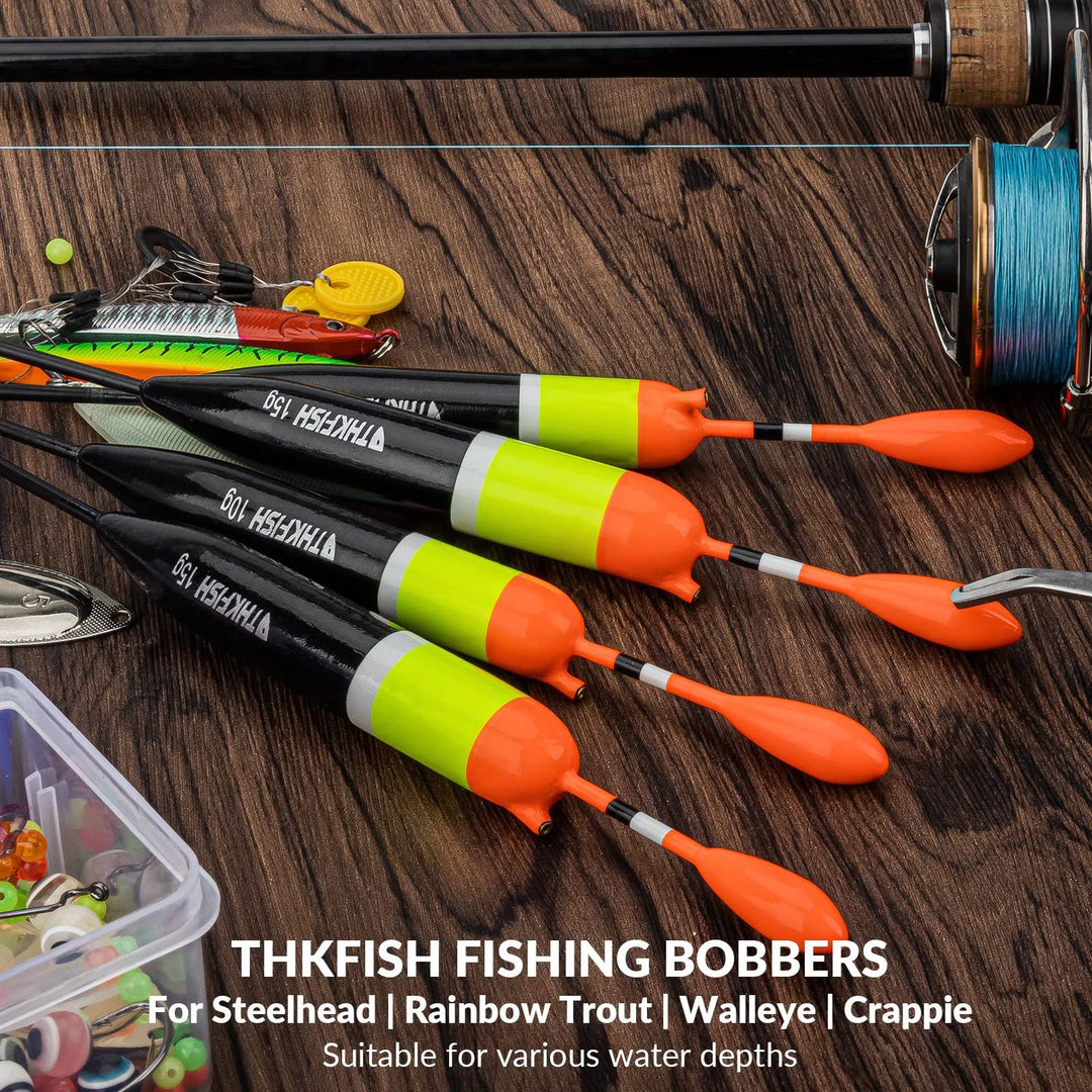 Fishing Bobbers Fishing Floats and Bobbers Slip Bobbers for Fishing Balsa Floats Crappie Fishing Bobbers Floatage 1/6oz(3.47X0.47X6.73)-5PCS
