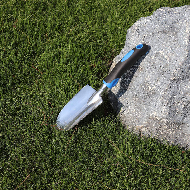 Sinoer Garden Hand Trowel - Cast Aluminum Heavy Duty Ga