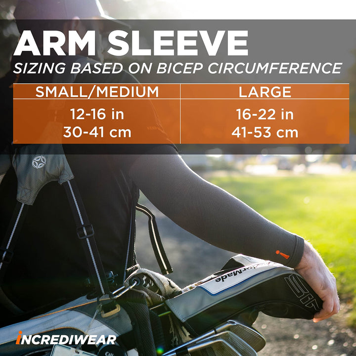 Incrediwear Arm/Calf Sleeve, Grey, Long