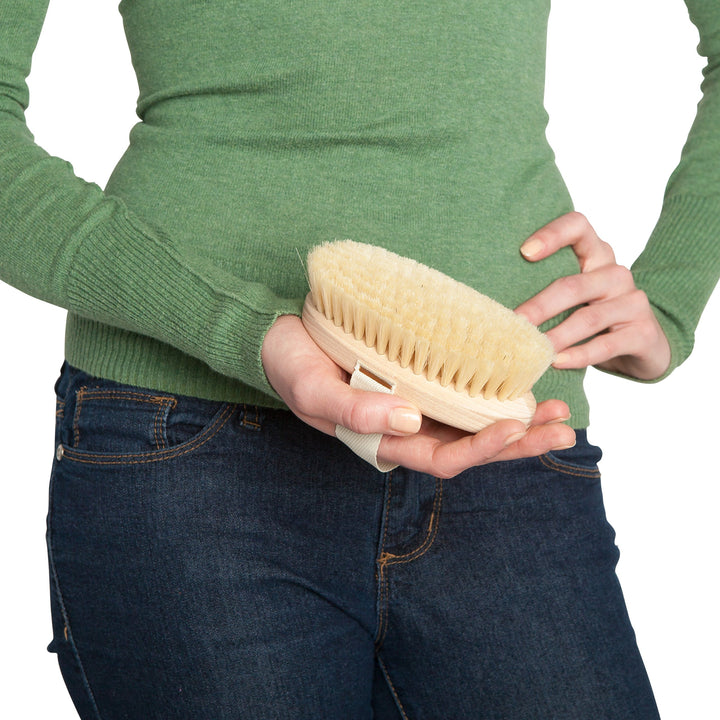 Bürstenhaus Beechwood Massage Brush, 5-3/8 Inches