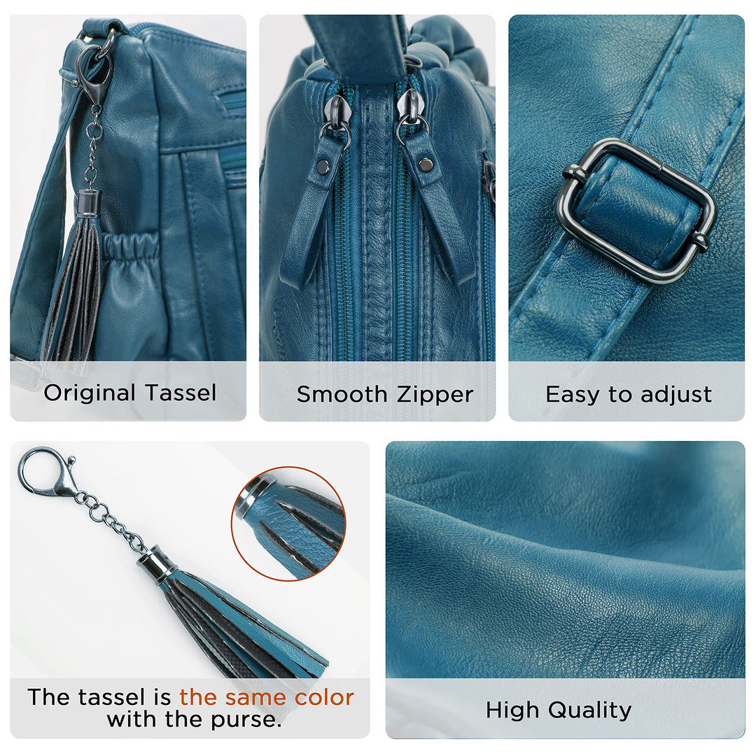 VOLGANIK ROCK Crossbody Bag for Women with Tassel Ladie