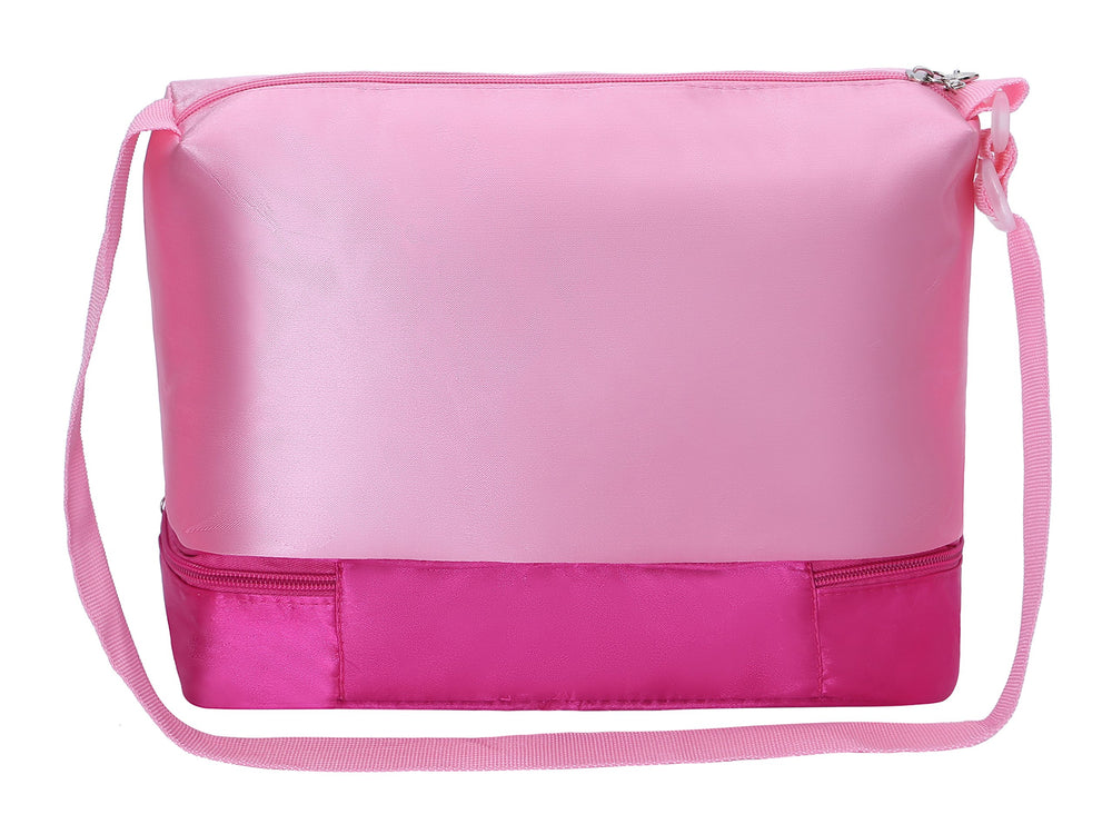 Girls Professional Dance Ballet Shoe Toe Bags with Double-deck Space and Adjustable Straps(bag)
