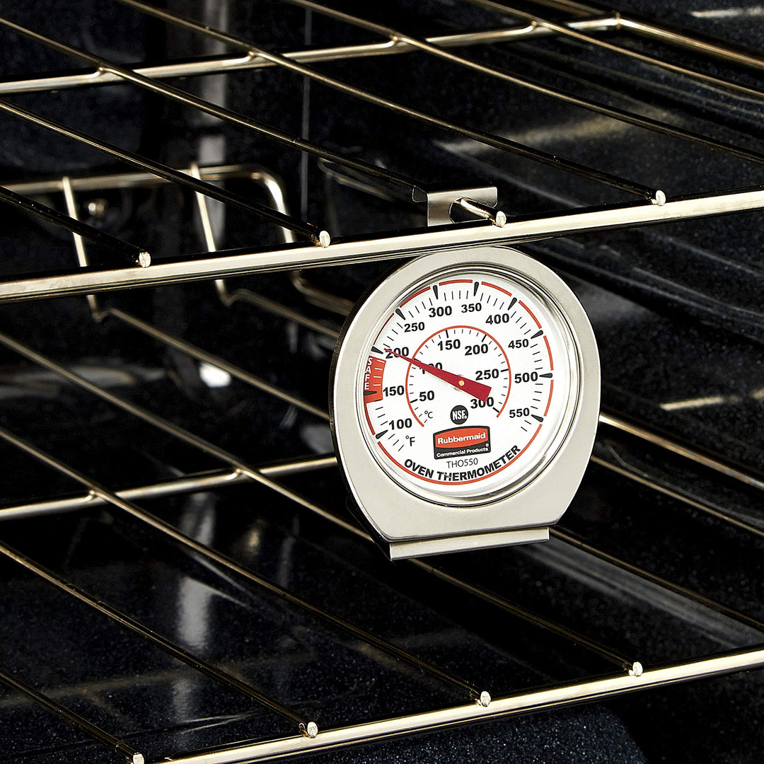 Stainless Steel Monitoring Thermometer, Safe for Inside Oven/Grill/Smoker, 60-580°F Range, Easy to Read Food Thermometer For Food Resturant/Home Cooking