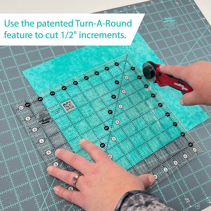 Quilting Ruler 9 1/2 Inch Square