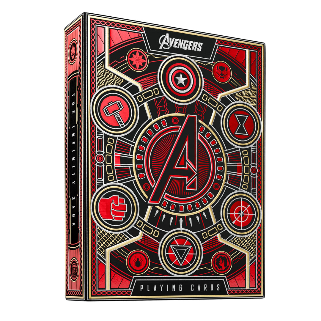 Avengers Red Edition Premium Playing Cards - Marvel Studios&#39; The Infinity Saga Deck