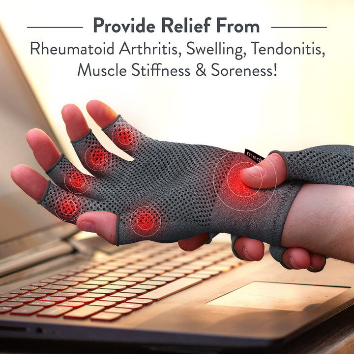 Medipaq Arthritis Gloves (Medium) - Compression Gloves 