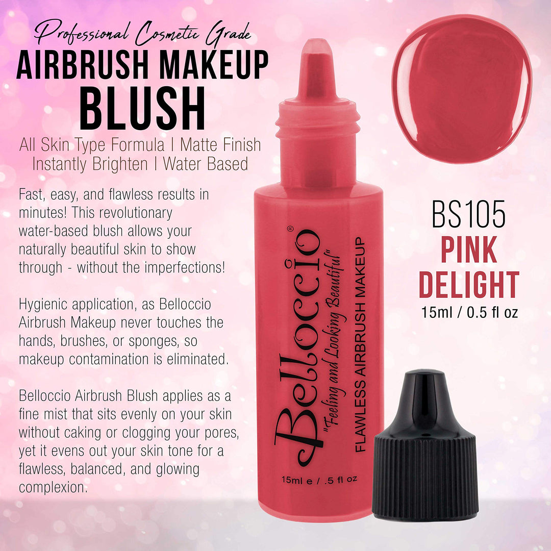 Half Ounce Bottle of Pink Delight Blush &#39;s Professional Flawless Airbrush Makeup Blush