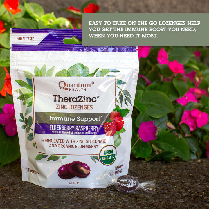 Quantum Elderberry Raspberry Health Therazinc Elderberr