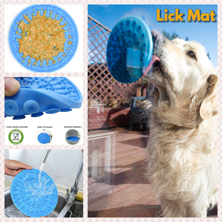 Total Enrichment &amp; Fun - Interactive Toys and Puzzles for Dogs who Love to Lick Sniff Chew and Play - Dog Toys for Medium Large Breed