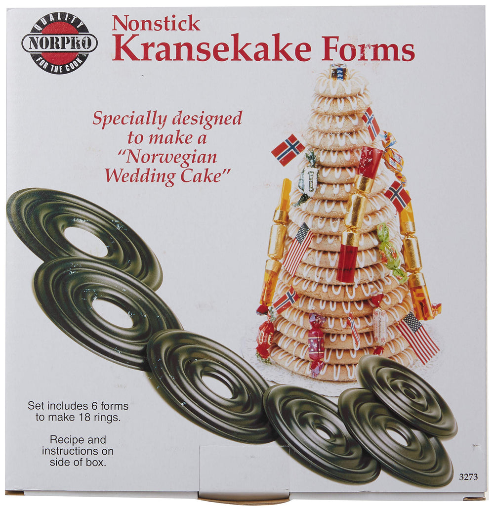 Norpro Cake Forms Nonstick Kransekake Norwegian Dessert