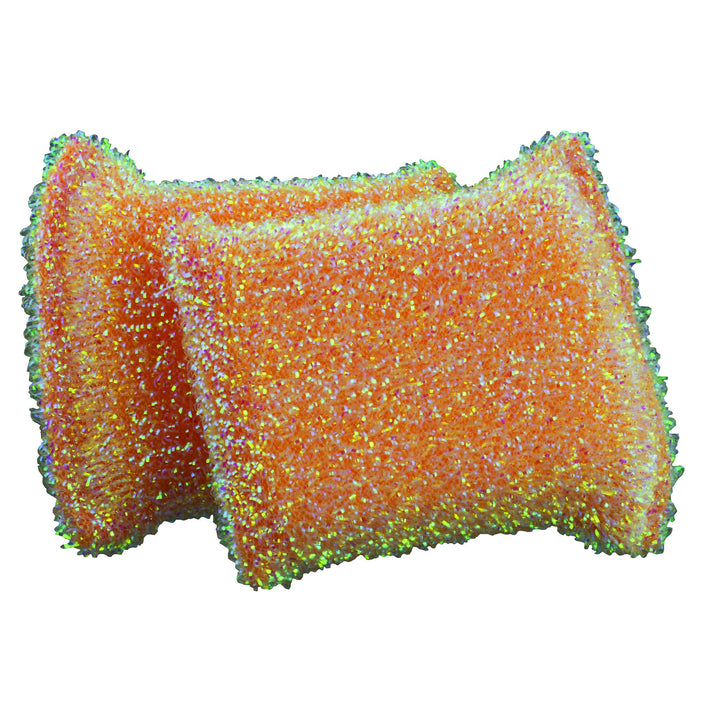 Casabella Sparkle Scrub Sponge, 2-Pack, Colors vary bet