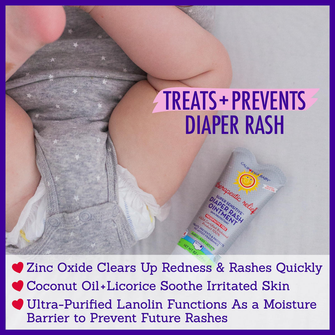 Diaper Rash Cream - Unscented Super Sensitive - 2.9 oz