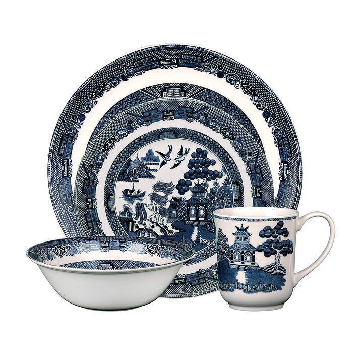 Willow Blue Dinner Plate 11, Blue