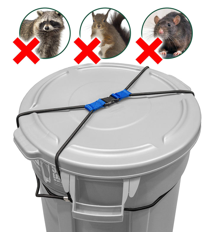 ENCASED Extra Large Trash Can Lock for Animals/Raccoons