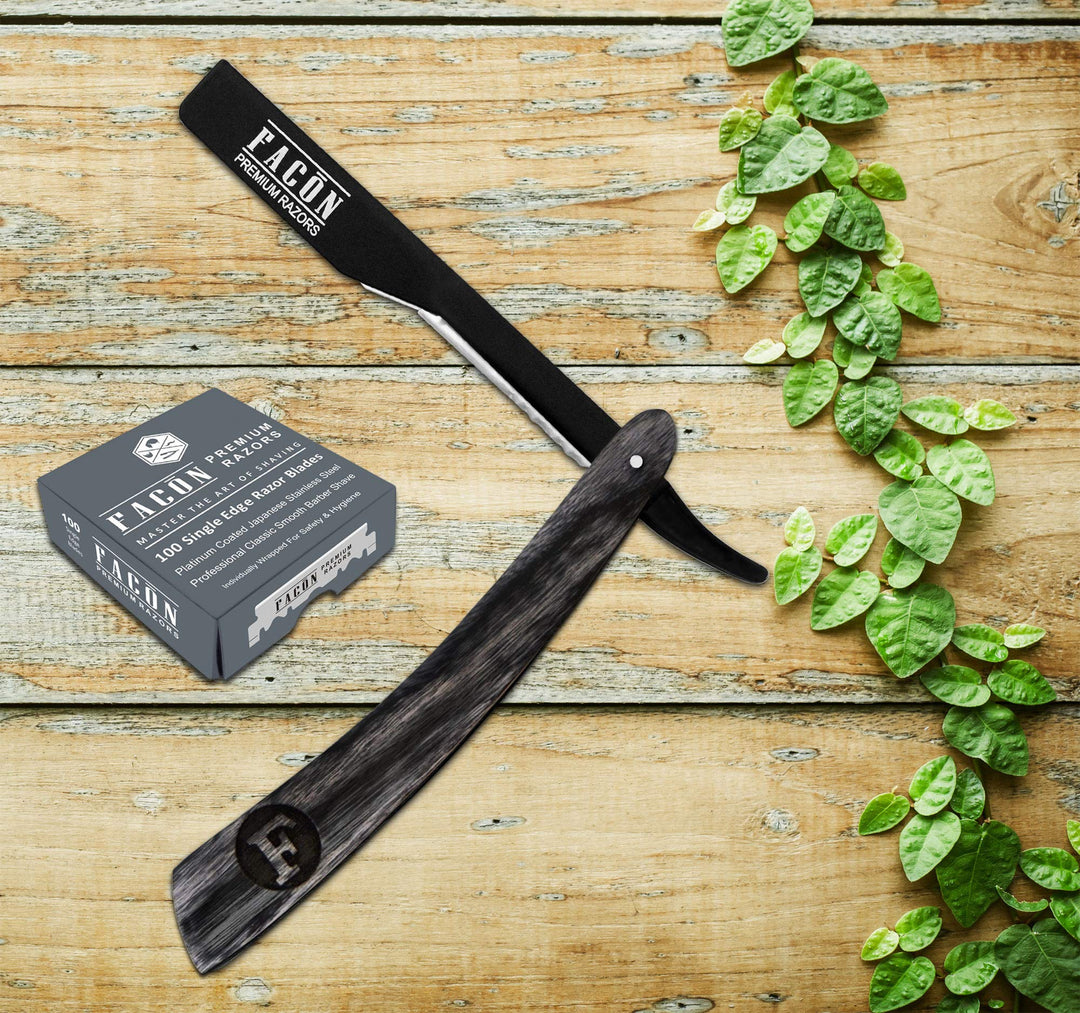 #1 Seller - Facn Professional Straight Edge Barber Razo