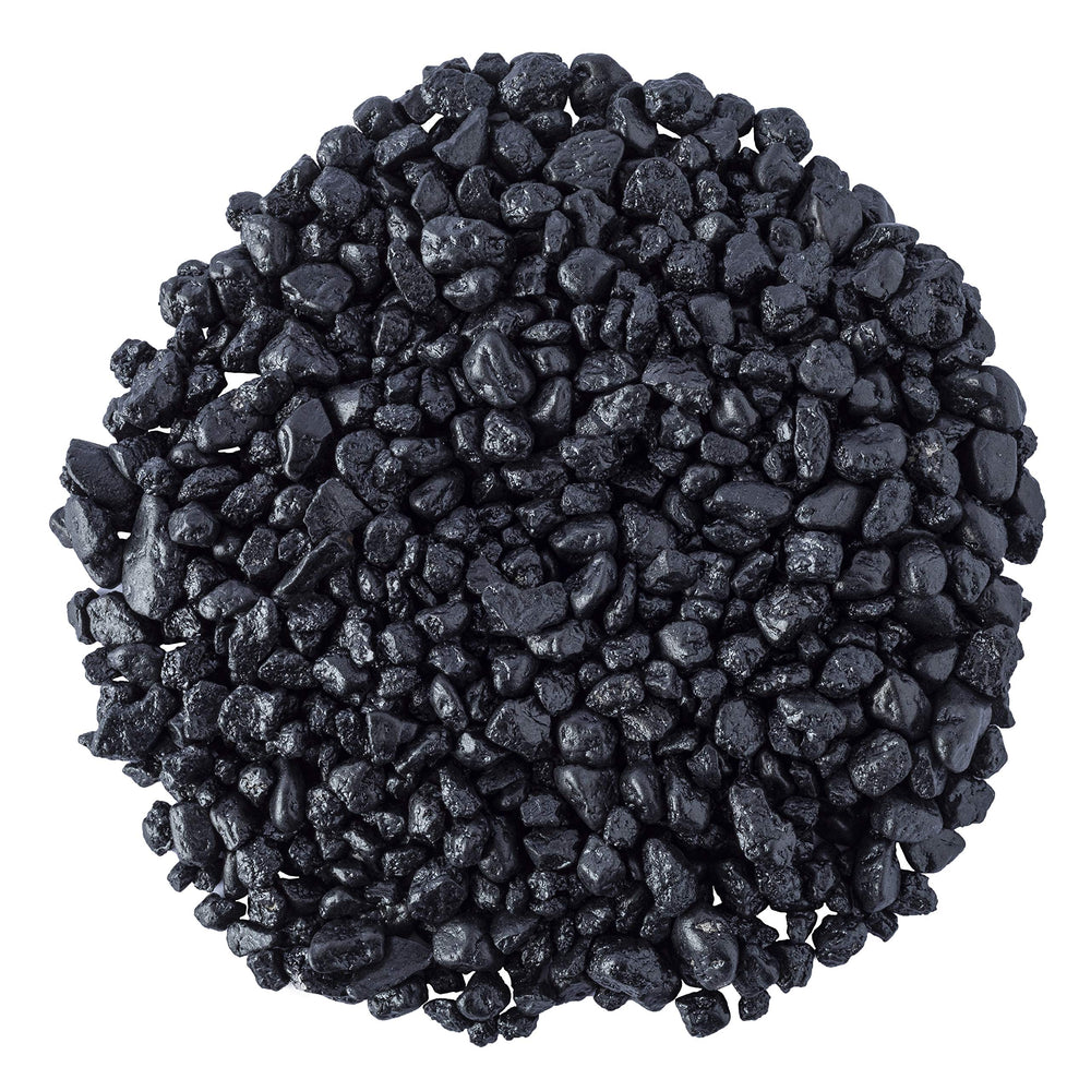Glofish Aquarium Gravel, Solid Black, 5-Pound Bag