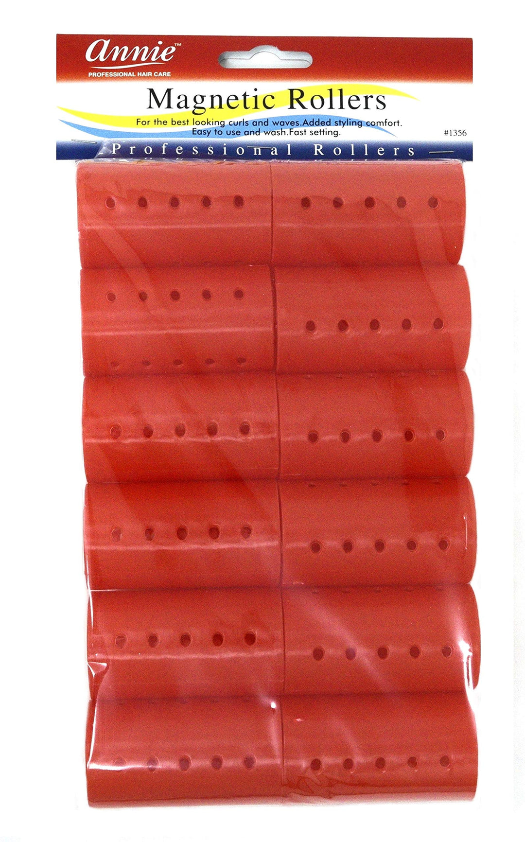 Magnetic Rollers 12 Count Red 1 1/2 #1356