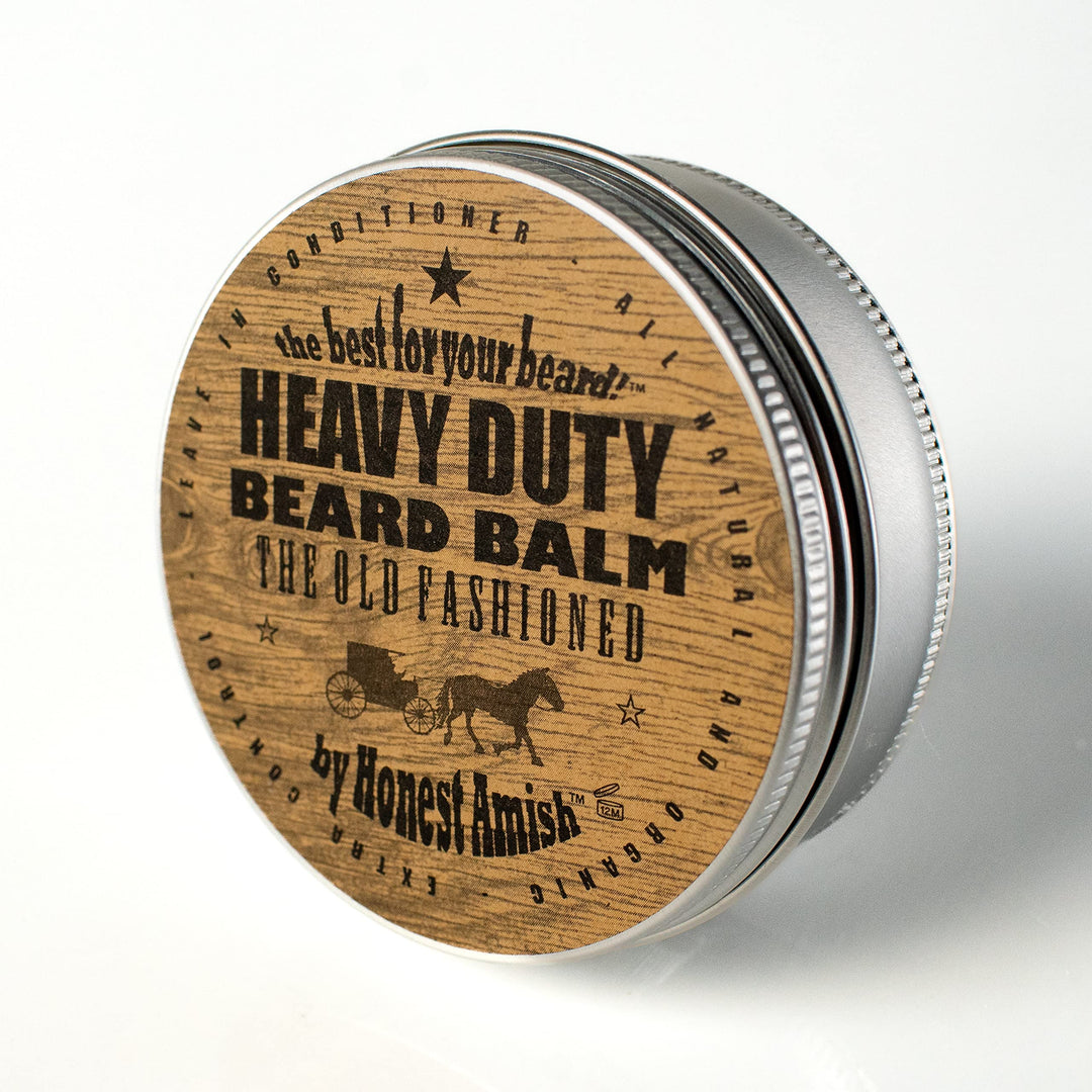 Heavy Duty Beard Balm -New Large 4 Ounce Twist Tin