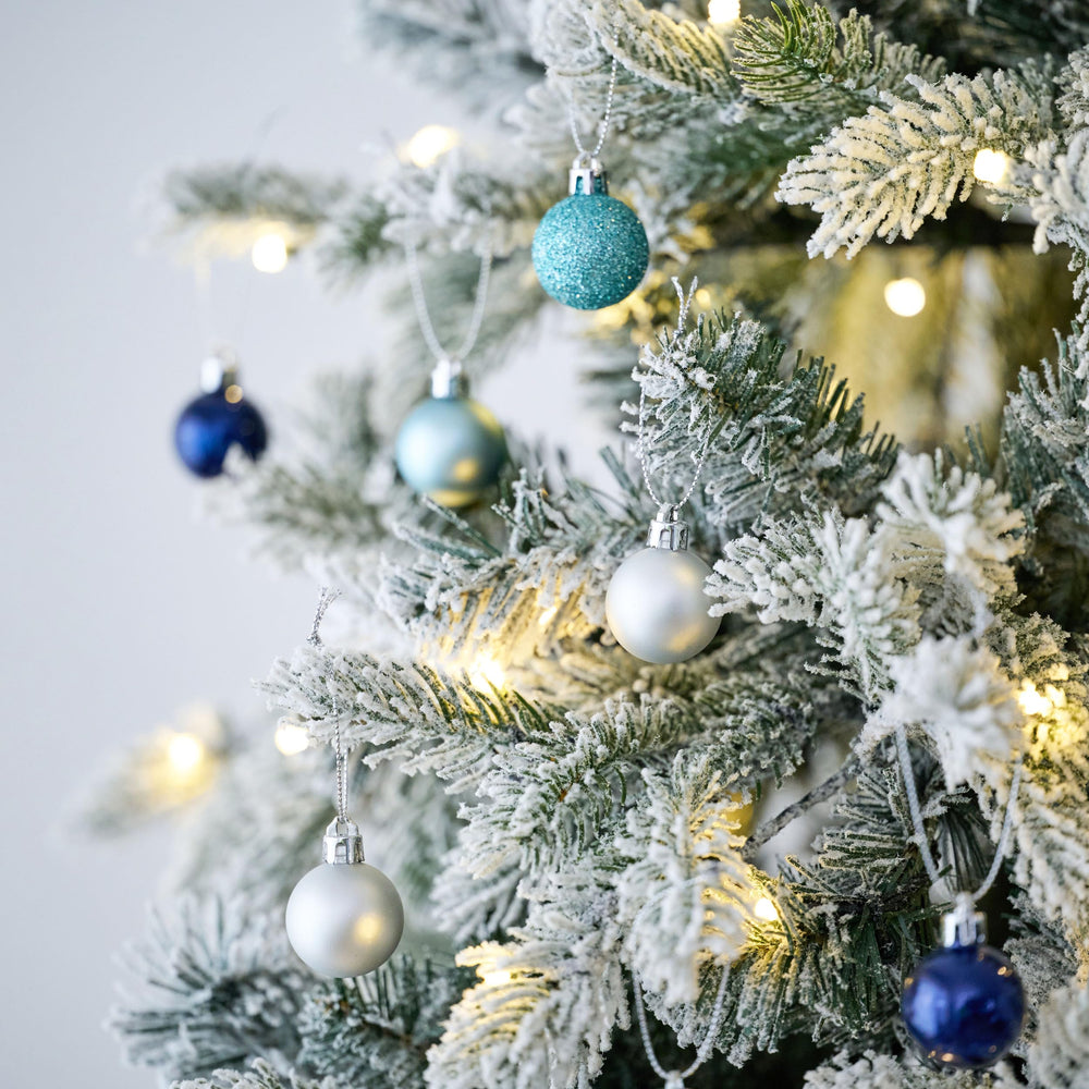 Valery Madelyn Mini Christmas Tree Ornaments Set, 100ct