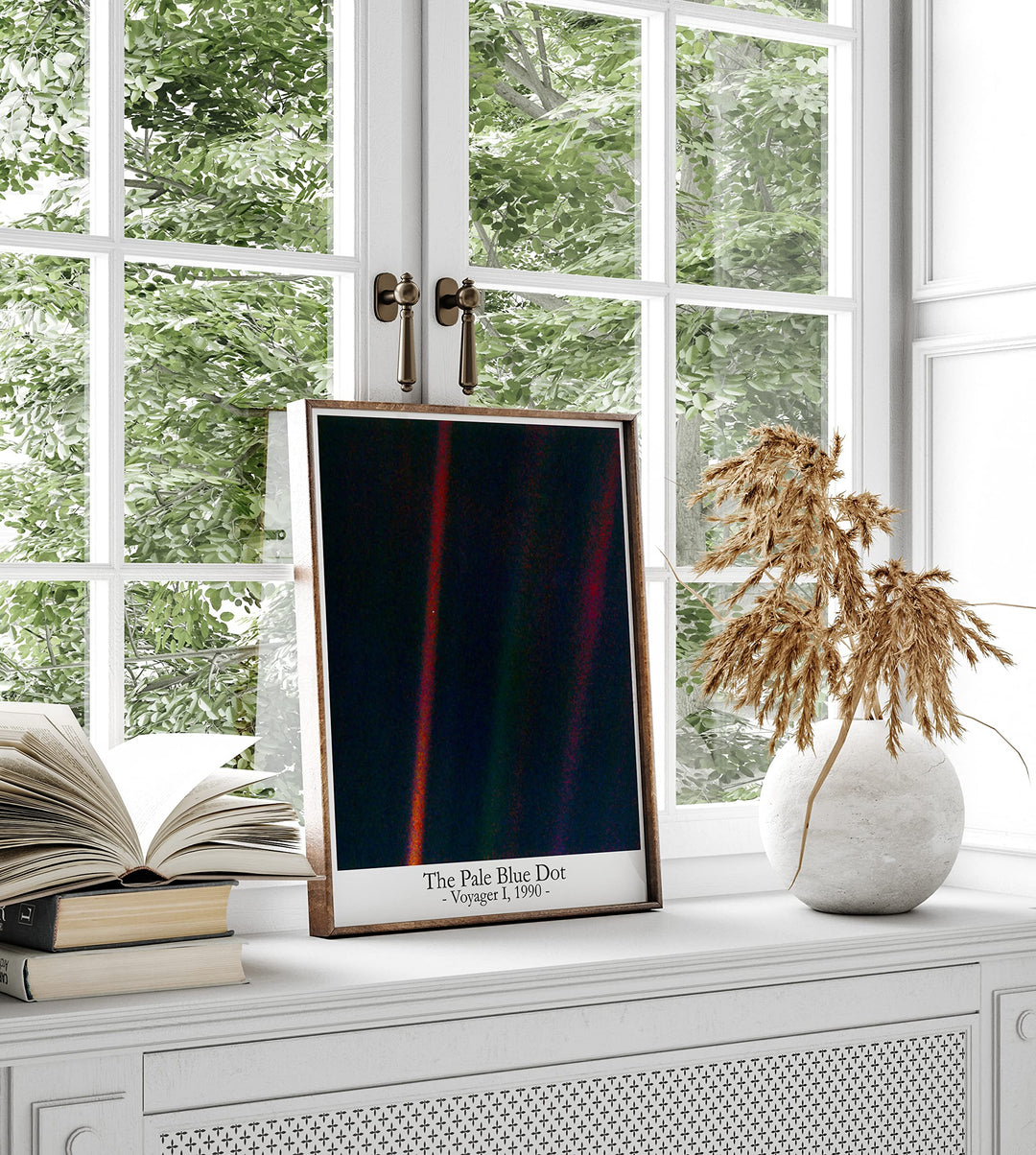 The Pale Blue Dot Poster Print Astronomy Poster Science Poster Science Decor Space Poster Art Space Art Space Decor (5 x 7)